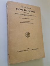 THE LIBRARY OF ENNO LITTMANN  CATALOGUE N°307 LEIDEN E. J. BRILL 1959