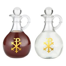 Chi Rho Cruet Set - Set di 2