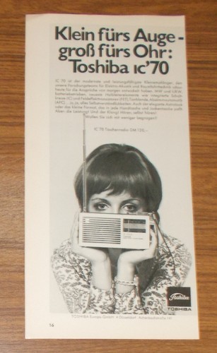 Rara pubblicità vintage
