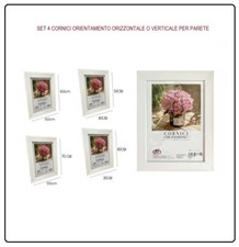 4 cornici tabeau segnatavolo