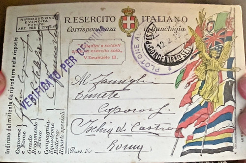 Cartolina ischia castro - ischia, di