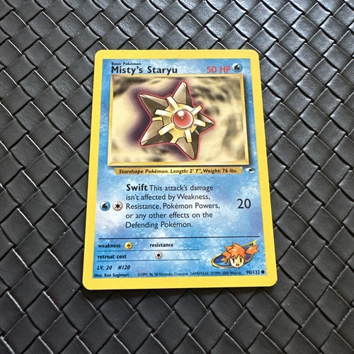 Carte pokémon misty staryu - carte,