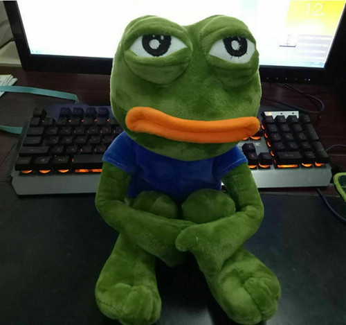 Peluche pupazzo meme pepe - peluche,