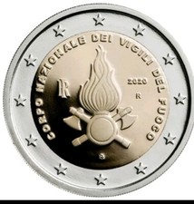 Moneta euro 2020 vigili - moneta,