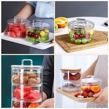  2 Pcs Ciotola Con Coperchio