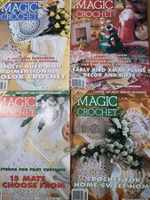 Lot 4 Vintage Magic Crochet