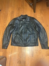 Giacca pelle nera originale