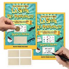 Gratta e Vinci Personalizzato Scherzo - La Sfida del Pensionato - Idea (x7m)