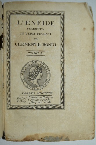 Eneide ediz 1795 virgilio - eneide, ediz.