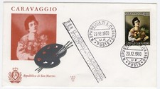 1960 SAN MARINO FDC Caravaggio
