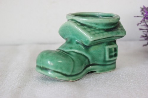 Scarpina epoca in ceramica - scarpina,