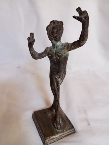 Scultura bronzo satiro - scultura, in