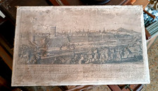incisione antica "L'assedio di