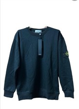 Felpa Stone Island nera uomo nuova con cartellino Taglia M sconto