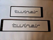 Fiat 500 Twin Air  Coppia Targhe Plastificate Esposizione Concessionaria 
