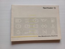 Opel Kadett modelli 1990 Manuale uso manutenzione originale italiano