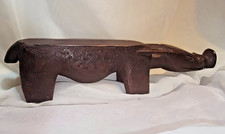 Statua vintage gesso africana