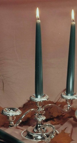 Candelabro pezzi argentato - candelabro,