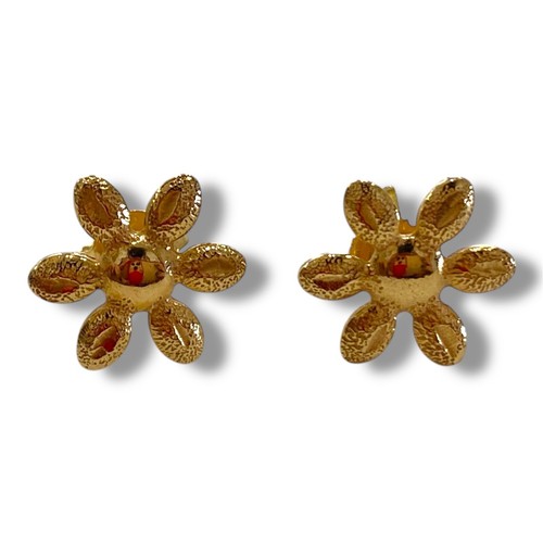 Orecchini fiore oro - a, in