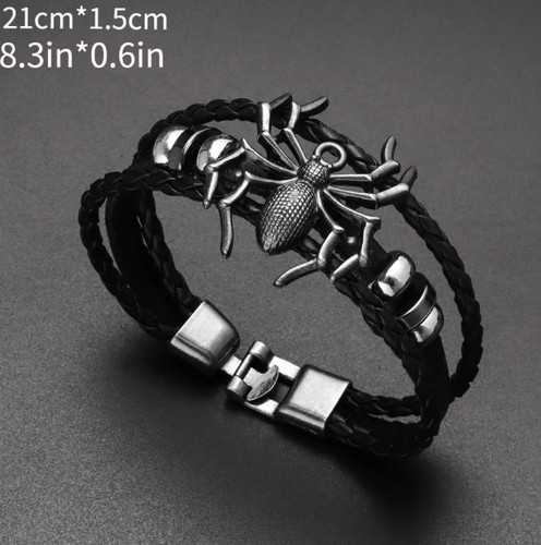 Braccialetto nero vintage - , in