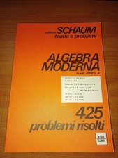 Ayres, Algebra moderna: 425 problemi risolti (Schaum N. 46), Etas 1981