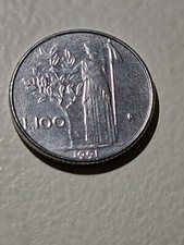 Moneta ITALIA Repubblica  100