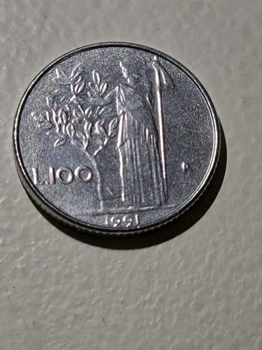 Moneta italia repubblica 100 - moneta,