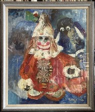 Quadro pagliaccio arte