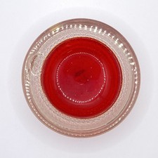 RED POSACENERE VETRO MURANO SOMMERSO & BOLLE VINTAGE 40s ARCHIMEDE SEGUSO venini