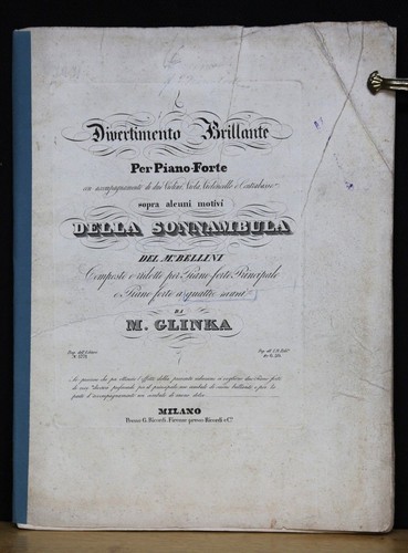 Glinka divertimento brillante - glinka:,