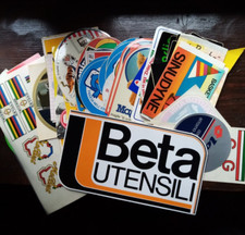 Vintage . adesivi pubblicitari  formati diversi