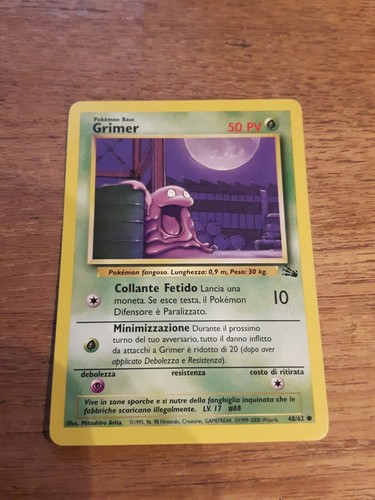 Grimer fossil carta - fossil,