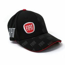 Cappello Fiat Nero Visiera Curva