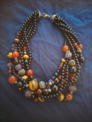 Collana pietre semipreziose - pietre,