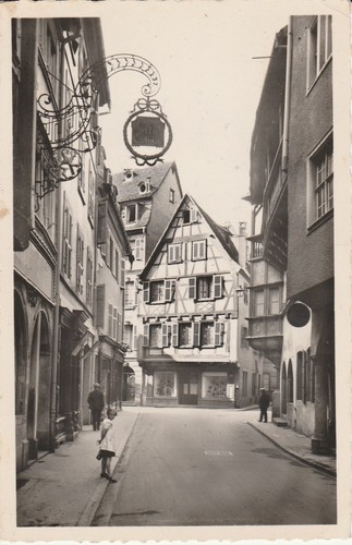Cartolina vieux colmar rue - cartolina,