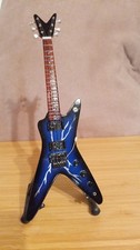 Dimebag Darrell Pantera Blue Thunderbolt Washburn Model chitarra con supporto (9-85)