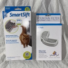 Catit Smartsift Ricambio Pattumiera Sacchetti Fodere e Ricambio Filtri Fontana