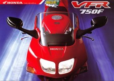 Honda VFR 750 F depliant brochure 6 pagine 10 - 1995