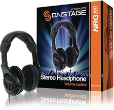 KONIG ONSTAGE OSP NRG-100 CUFFIE STEREO HEADPHONE TOP QUALITY DJ VOLUM CONTROL