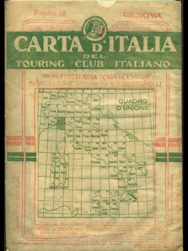 Genova carta italia - d'italia, n.16