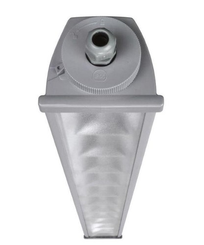Plafoniera led acciaio reg