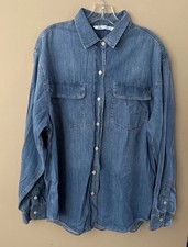 Top camicia donna Zara denim