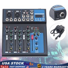 Mixer Audio 4 Canali Portatile