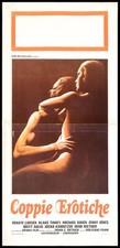 COPPIE EROTICHE LOCANDINA FILM EROTICO 1970 PORNO BABY USED PLAYBILL POSTER