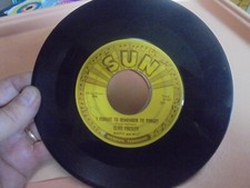 Vintage Elvis Presley 45 giri disco Sun 223 Ho dimenticato di ricordare di dimenticare/mista