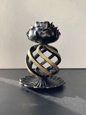 Portacandele ferro battuto