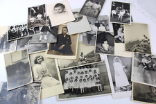 Lotto 23 Foto D'epoca BAMBINI Formati Vari Varie Epoche e Luoghi B/N Ritratti