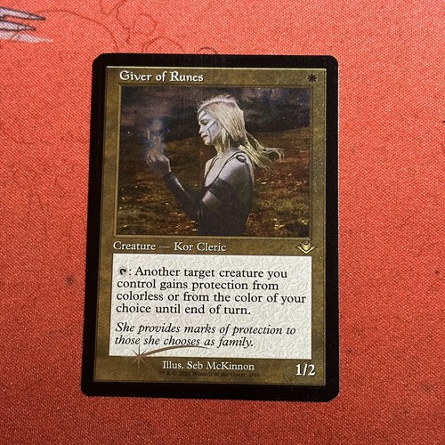 Giver runes etched foil - of,