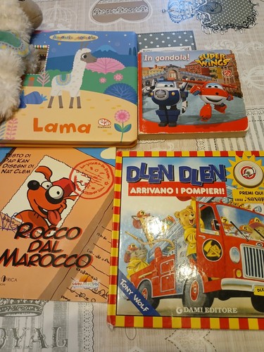 Libri bambini lama peluche - libri,