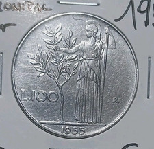 100 lire 1955 spl rara - 100,